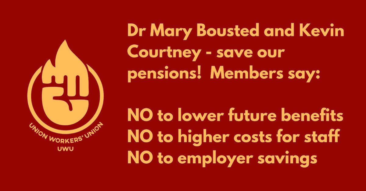 Demand a fair pension at the NEU: Open letter to Dr Mary Bousted and Kevin Courtney, Joint General Secretaries, National Education Union